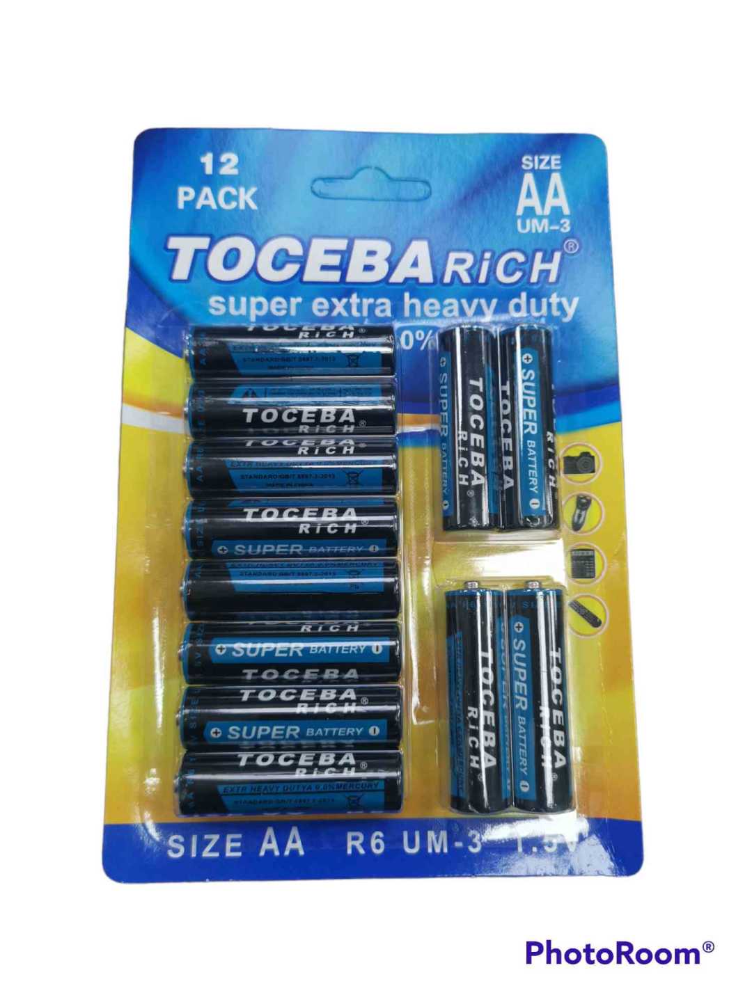 Μπαταρίες ΑΑ – UM-3 – 1.5V – 12pcs – 400086