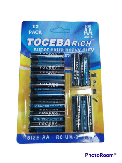 Μπαταρίες ΑΑ – UM-3 – 1.5V – 12pcs – 400086