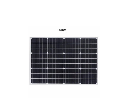 Μονοκρυσταλλικό ηλιακό πάνελ - Solar Panel - 50W - 676128