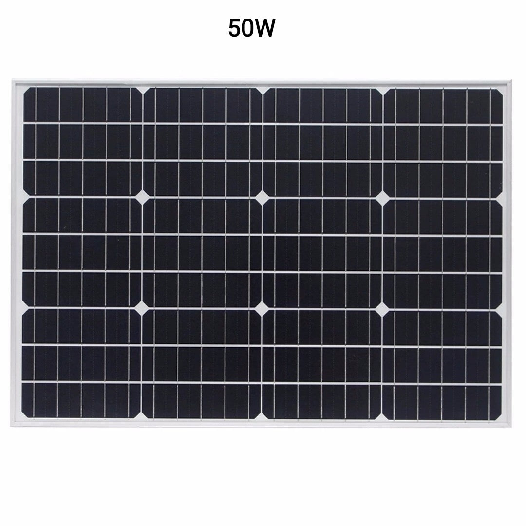 Μονοκρυσταλλικό ηλιακό πάνελ - Solar Panel - 50W - 676128