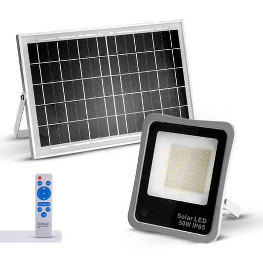 Ηλιακός Προβολέας LED 50W με Φωτοκύτταρο και Τηλεχειριστήριο