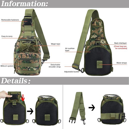 Σακίδιο πλάτης/στήθους - One Strap - BL050-B14 - 270546 - Green