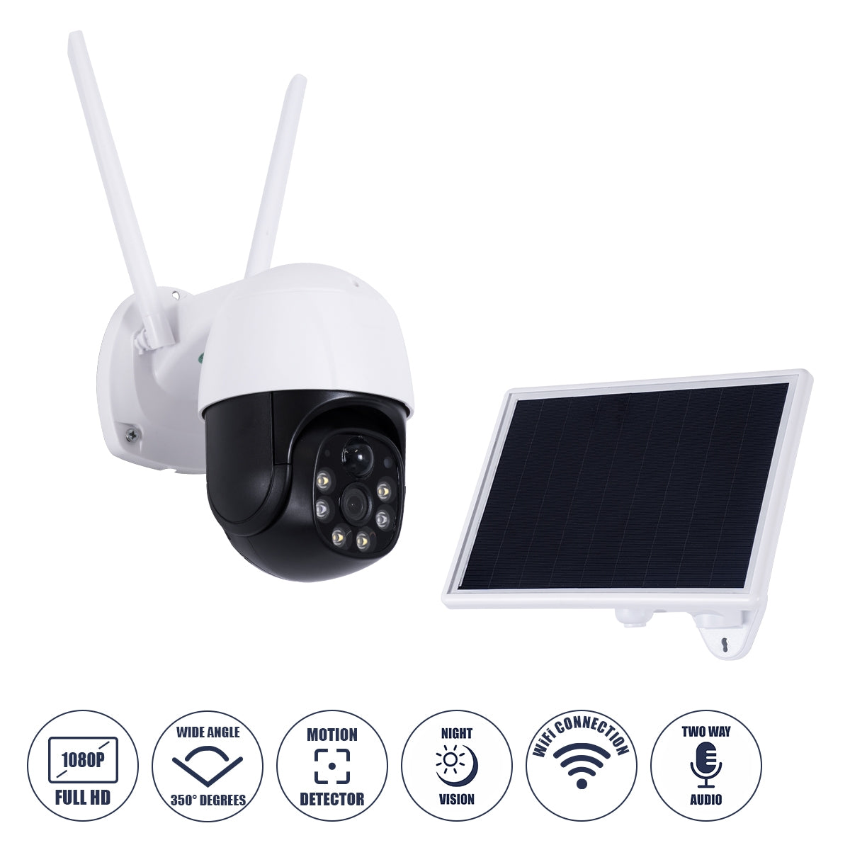 Ηλιακή κάμερα ασφαλείας IP - Solar Security Camera – TP6 - WiFi - 322046