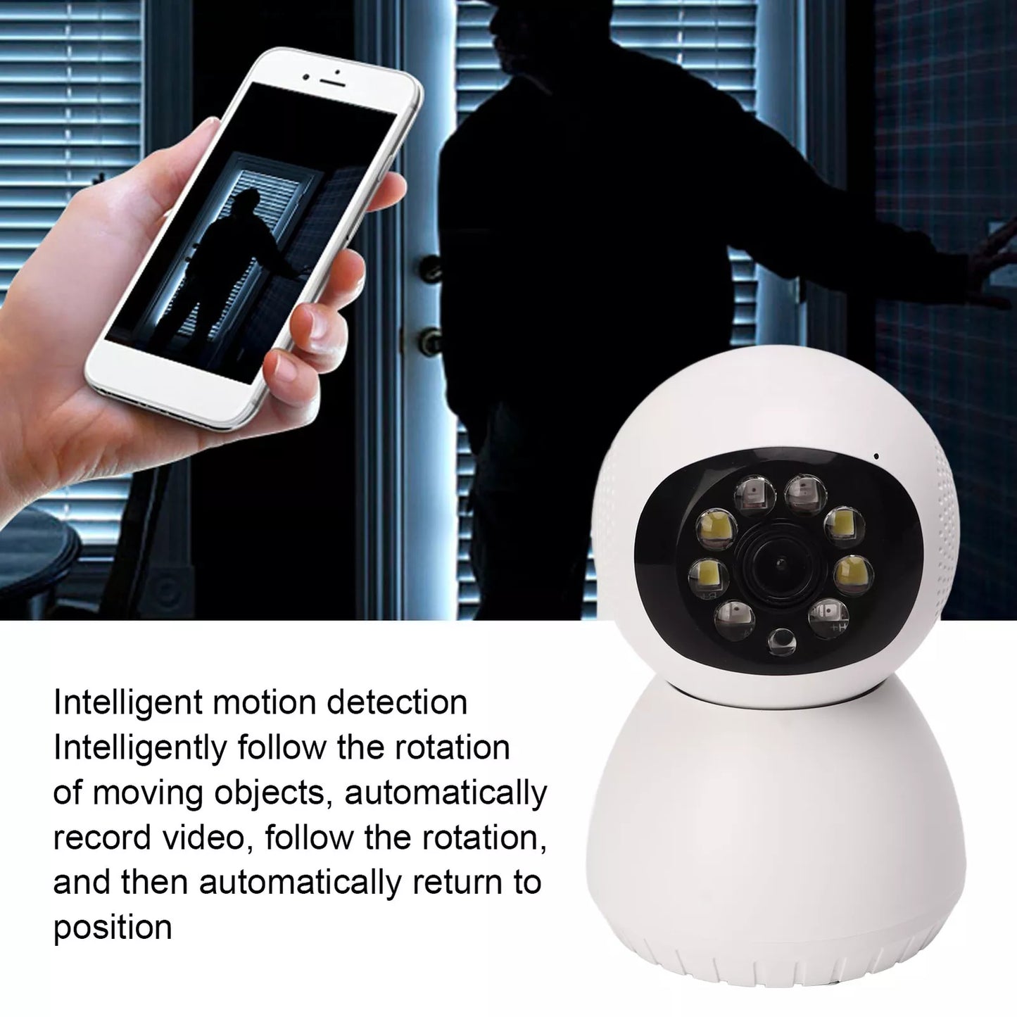 Κάμερα ασφαλείας IP - Security Camera - Q8 - WiFi - 322091