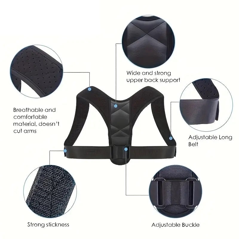 Ζώνη-ορθοστάτης πλάτης - Posture Correction Belt - 521005