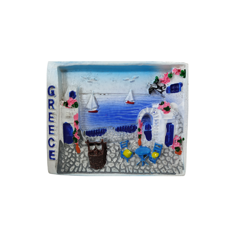 Tουριστικό μαγνητάκι Souvenir – Σετ 12pcs - Resin Magnet - 678016