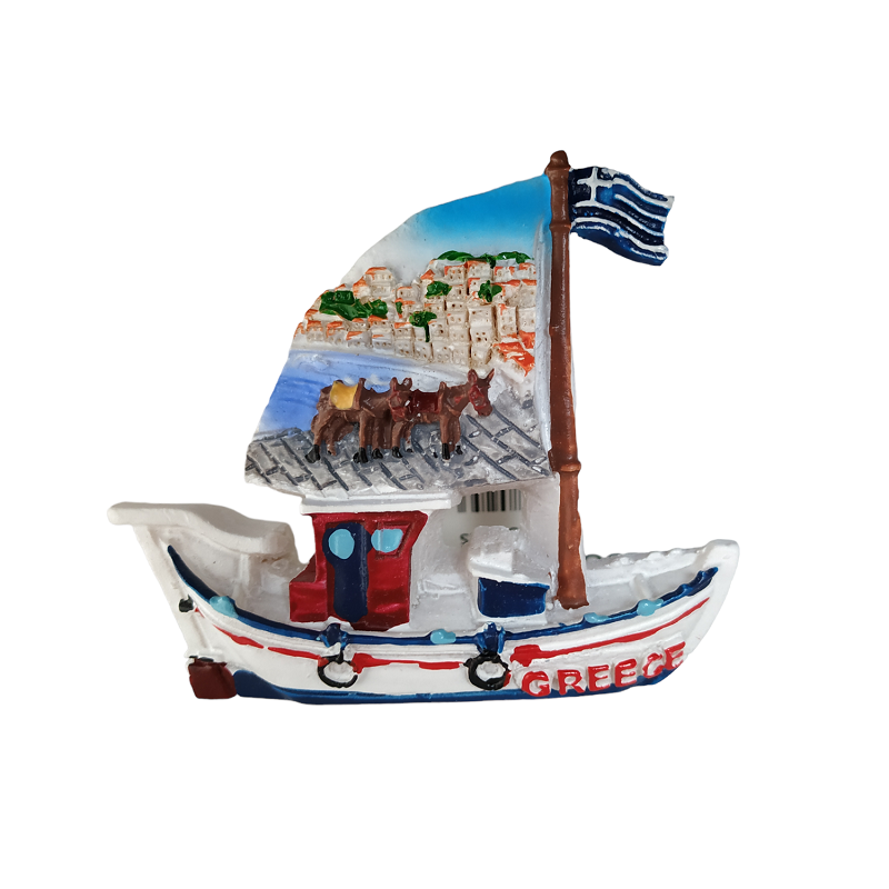 Tουριστικό μαγνητάκι Souvenir – Σετ 12pcs - Resin Magnet - 678025