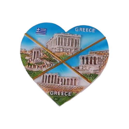 Tουριστικό μαγνητάκι Souvenir – Σετ 12pcs - Resin Magnet - Greece - 678039