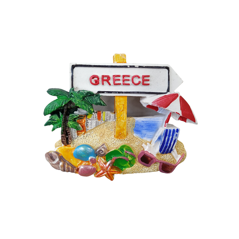 Tουριστικό μαγνητάκι Souvenir – Σετ 12pcs - Resin Magnet - Greece - 678055