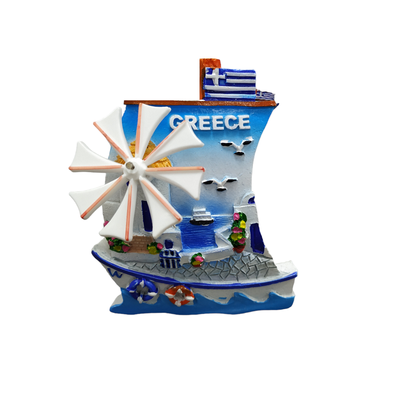 Tουριστικό μαγνητάκι Souvenir – Σετ 12pcs - Resin Magnet - 678191