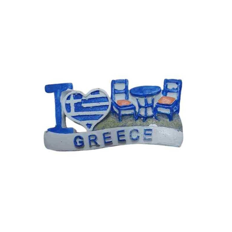 Tουριστικό μαγνητάκι Souvenir - Σετ 12pcs - Resin Magnet - Greece - 678364