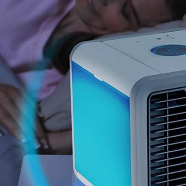 AirClima Q - Φορητό Mini Air Cooler – Υγραντήρας 600ml