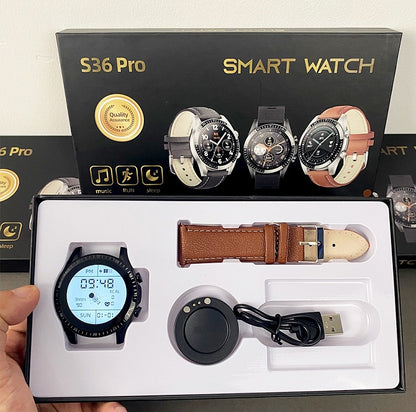 Smartwatch - S36 PRO - 880488 - Black/Brown