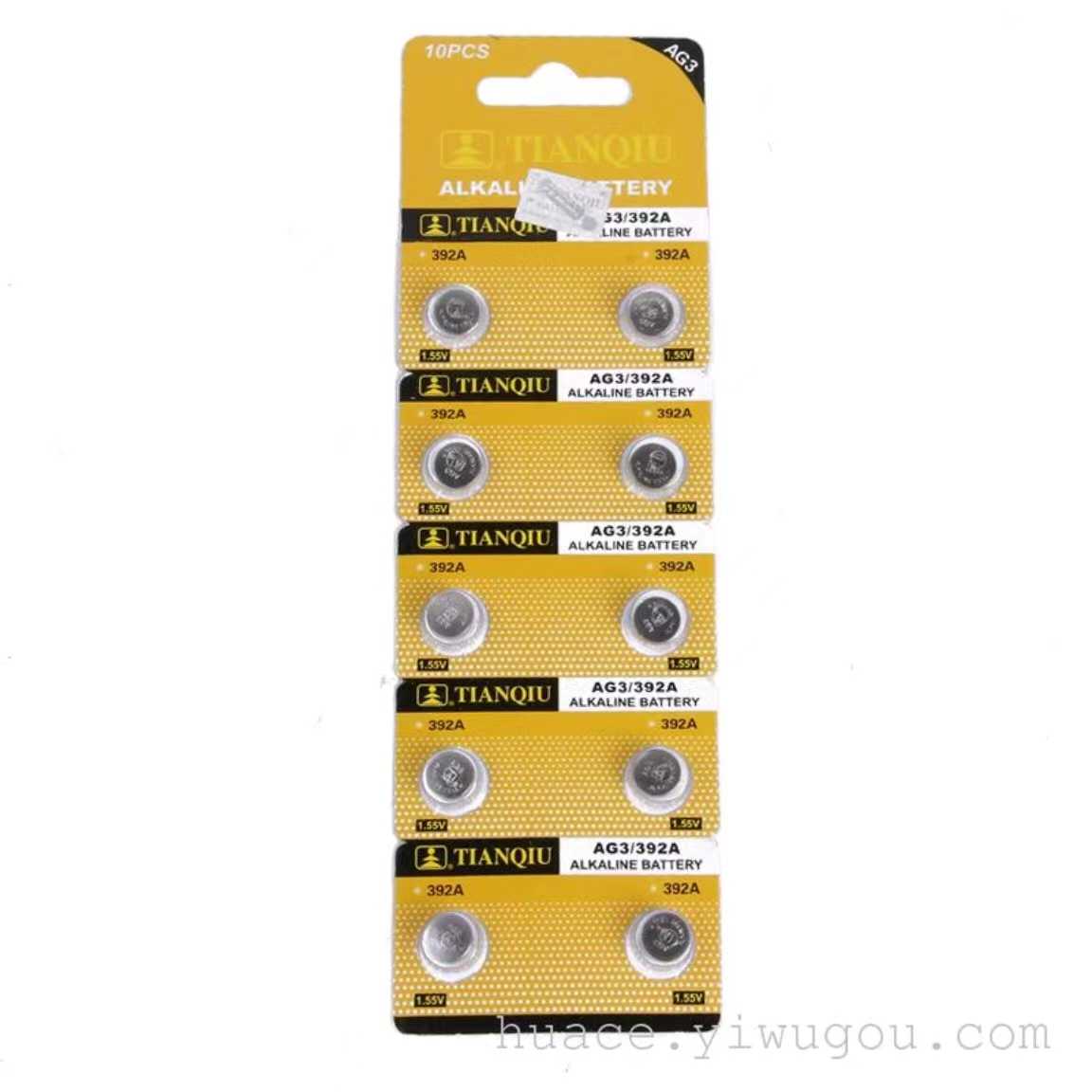 Αλκαλικές μπαταρίες - AG3/392A – 1.55V - 10pcs - 681033